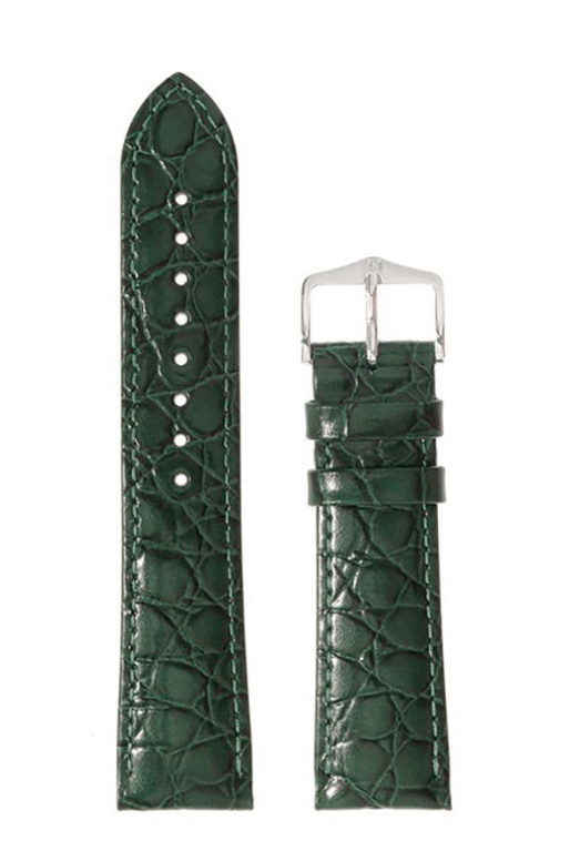 Hirsch Crocograin-Green 18mm