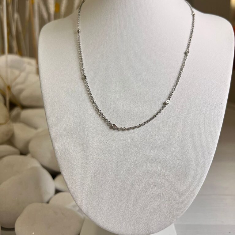 Necklace White Gold with Diamonds