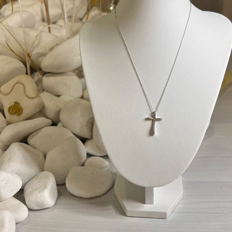 Necklace White Gold with Diamonds