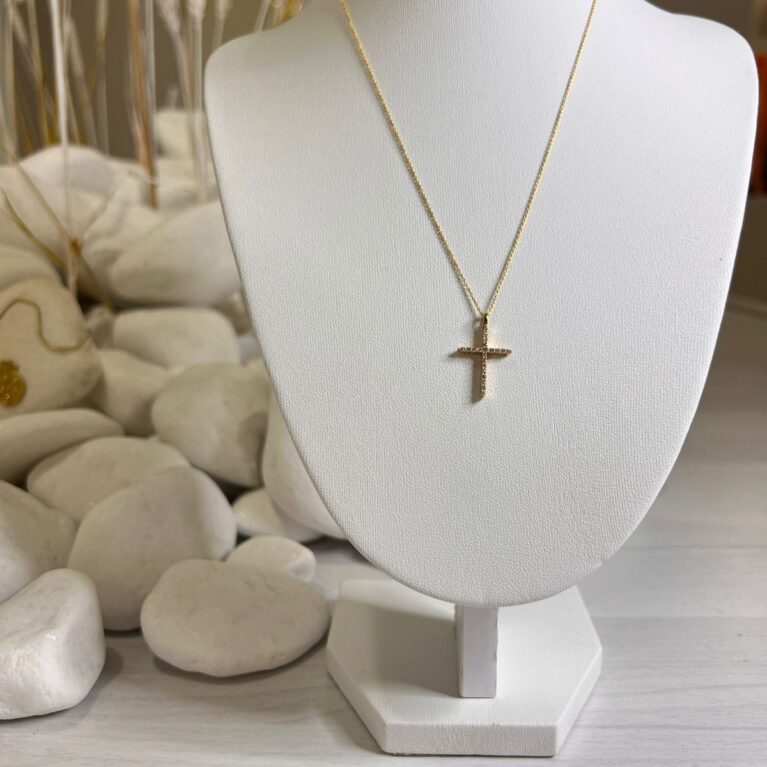 Necklace Gold with Diamonds