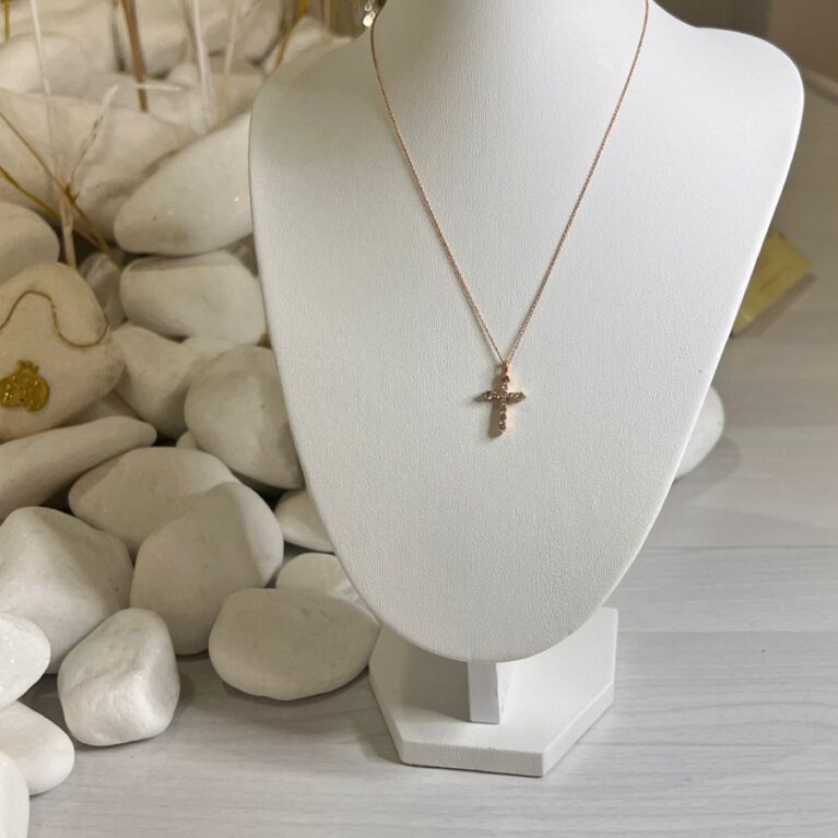 Necklace Rose Gold with Diamonds