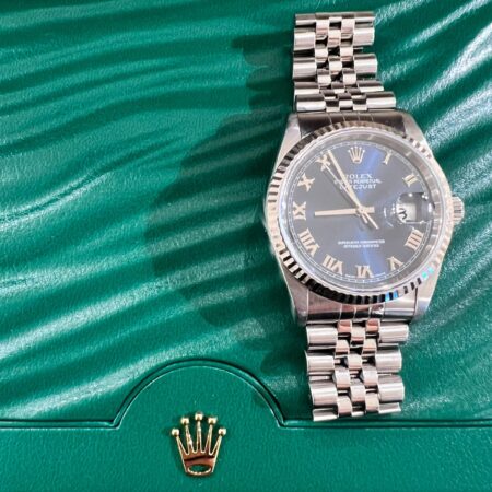 Rolex Datejust 36mm Steel Blue Roman Dial |16234