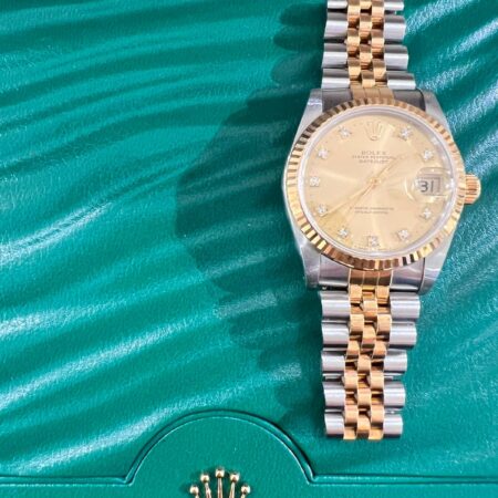 Rolex Datejust 31mm Champagne Diamonds Dial |68273G