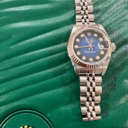 Rolex Lady Datejust 26mm Blue Diamonds Dial |79174