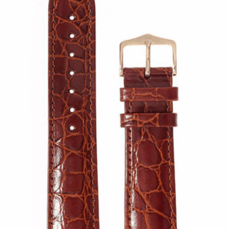 Hirsch Crocograin-Brown 14mm