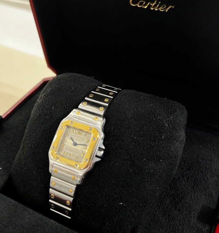 Cartier Santos Bronze Grey Dial|1567