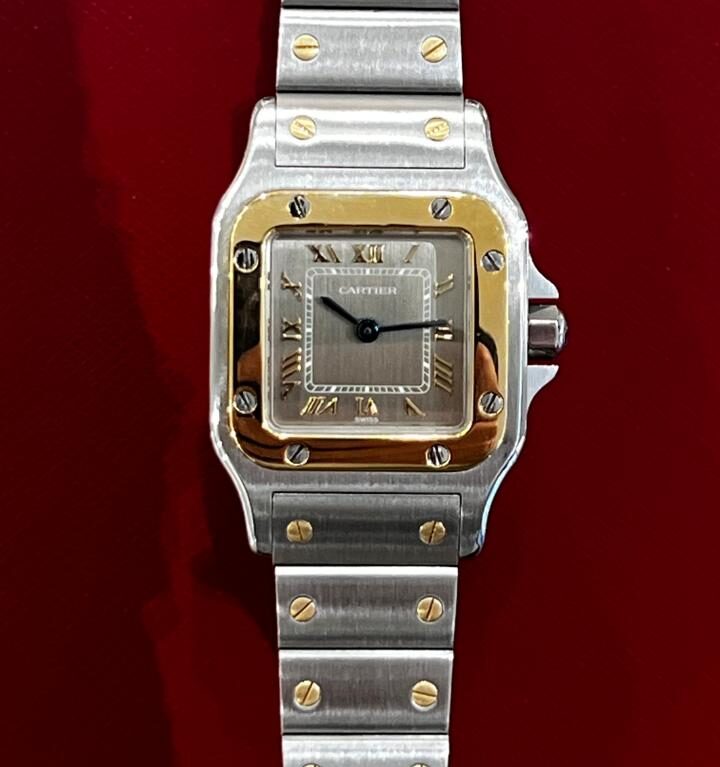 Cartier Santos Bronze Grey Dial|1567