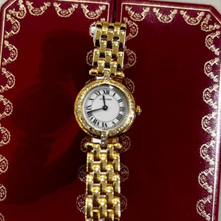 Cartier Panthere Vendome Gold Diamonds|8057916