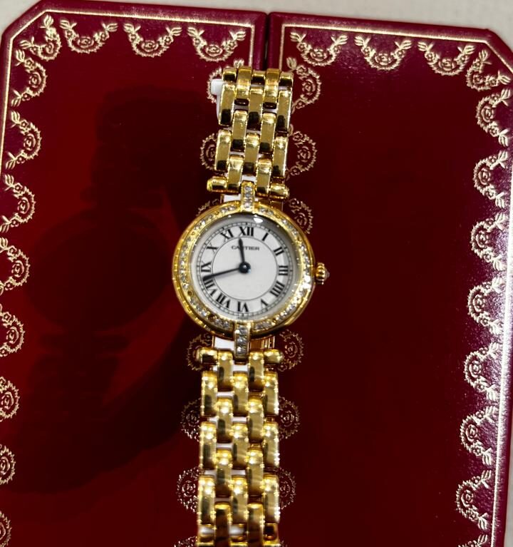 Cartier Panthere Vendome Gold Diamonds|8057916