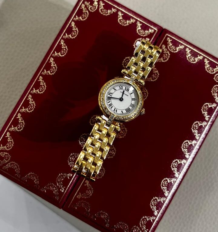 Cartier Panthere Vendome Gold Diamonds|8057916