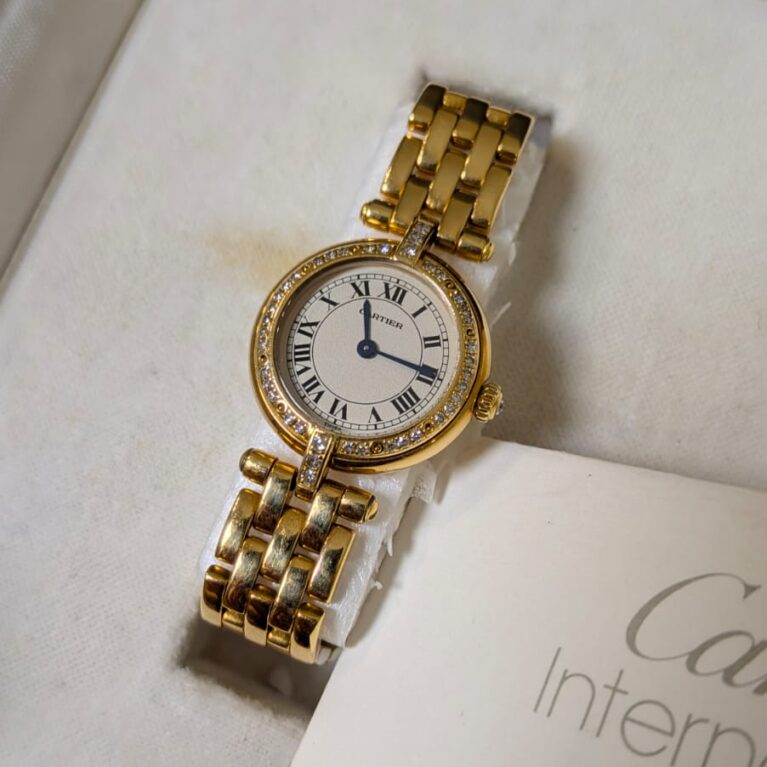 Cartier Panthere Vendome Gold Diamonds|8057916