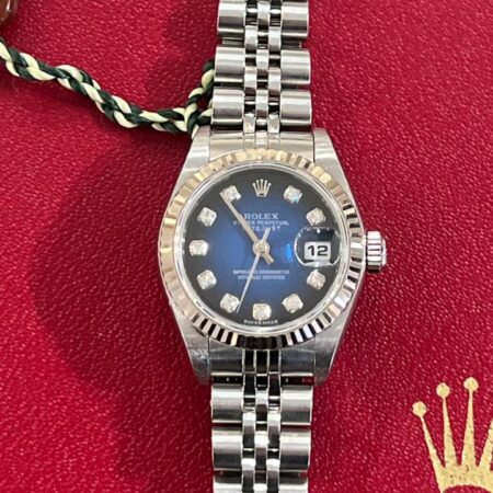 Rolex Lady Datejust Blue Diamonds Dial|79174