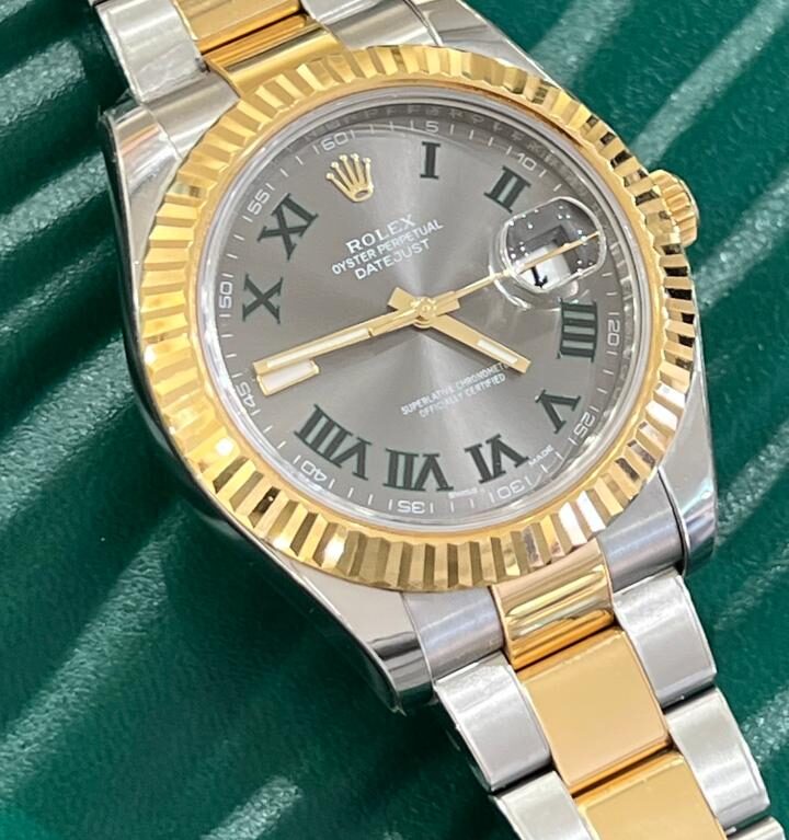 Rolex Datejust II Wimbledon Gold Steel |116333