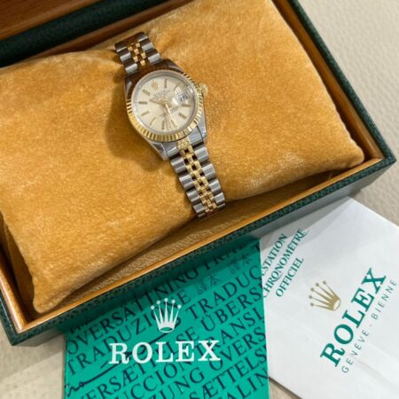 Rolex Lady Datejust Champagne Linen Dial 26mm |69173