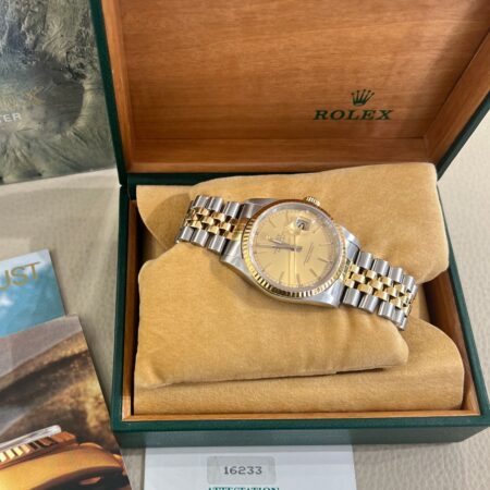 Rolex Datejust 36mm Champagne Dial |16233