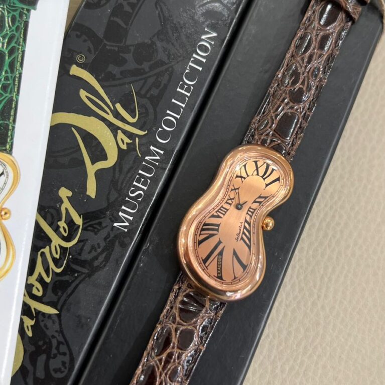 Softwatch Dali Mens Rose Gold Roman Rose Dial