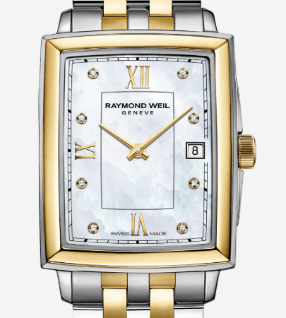 Toccata square Mother of Pearls Diamonds Dial