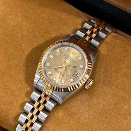 Rolex Lady-Datejust Champagne Diamonds Dial