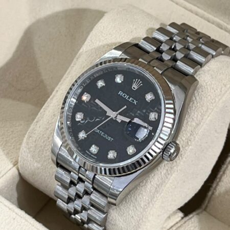 Rolex Datejust 36mm Black Computer Diamonds Dial | 116234