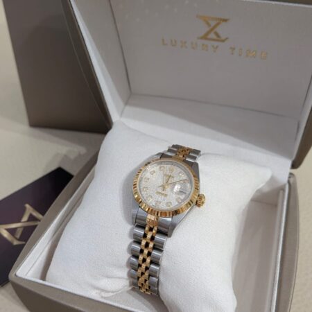 Rolex Lady Datejust 26mm White Computer Diamonds Dial