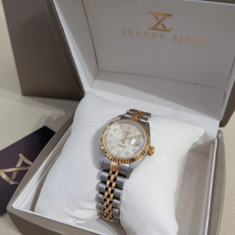Rolex Lady Datejust 26mm White Computer Diamonds Dial