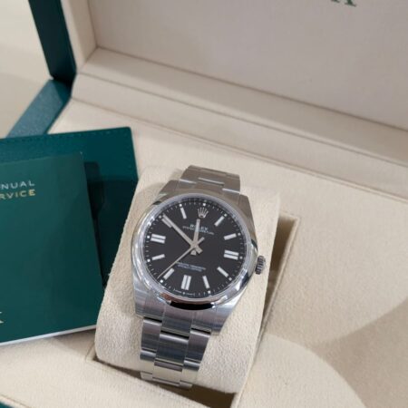 Rolex Oyster Perpetual 41mm Black Dial|124300