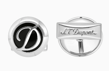 Dupont Cufflink Chrome silver
