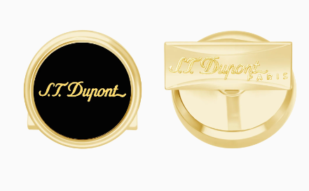 Dupont Cufflink Chrome black
