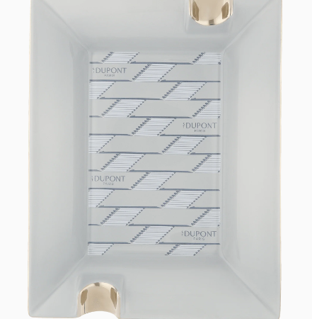 Dupont Ashtray Porcelain Monogram 1872 light grey