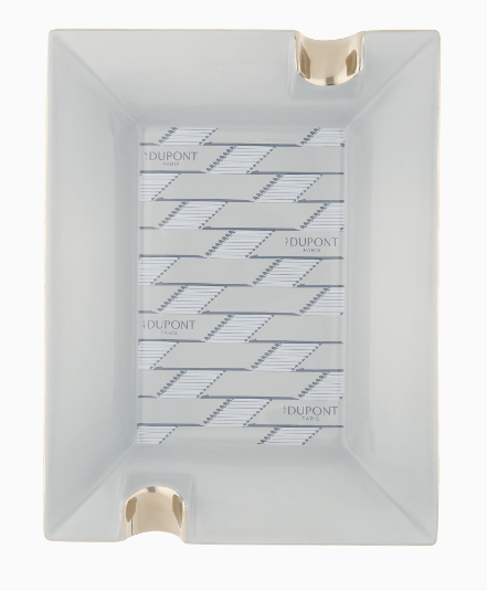 Dupont Ashtray Porcelain Monogram 1872 light grey