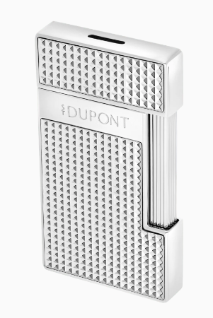 Dupont Slimmy Diamond head Lighter silver