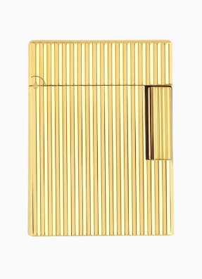 Dupont Ligne 1 Guilloche Lighter gold