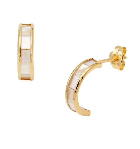 Earrings Shell pearl