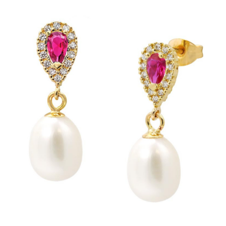 Earrings Fresh Water Pearl