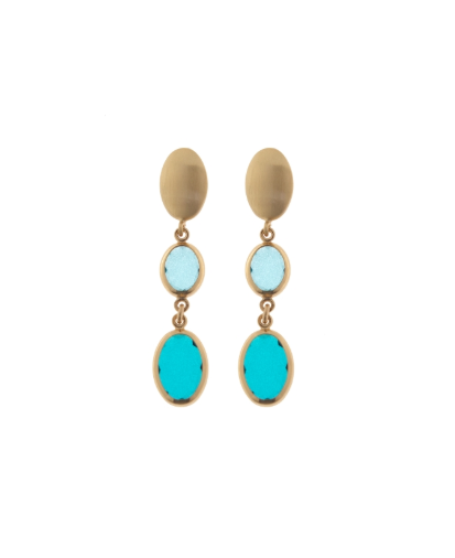 Earrings Oval Marine Candies