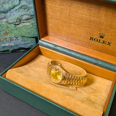 Rolex Lady Datejust 26mm Gold Diamond Dial | 69178
