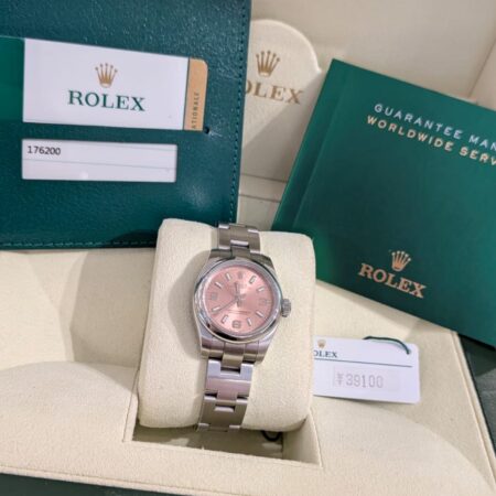Rolex Oyster Perpetual 26mm Rose Dial |176200