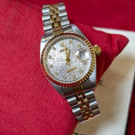 Rolex Lady Datejust 26mm White Computer Diamond Dial | 69173