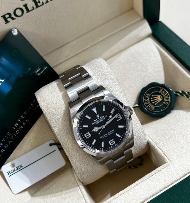 Rolex Explorer Black  3-6-9 Dial  |214270