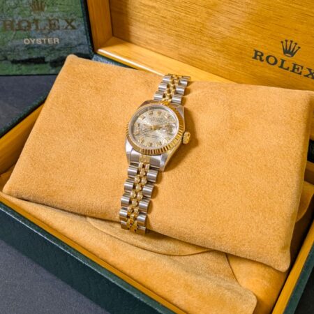 Rolex Lady Datejust 26mm Silver Computer Diamond Dial|69173