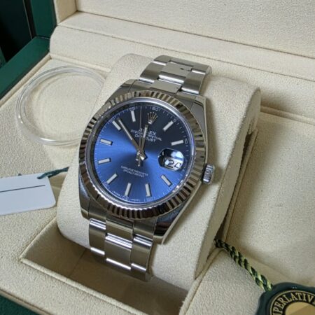 Rolex Datejust 41mm Blue Index Dial |126334