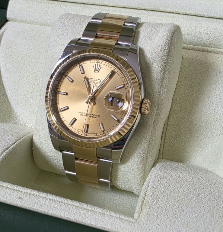 Rolex Datejust 36mm Champagne Dial |116233