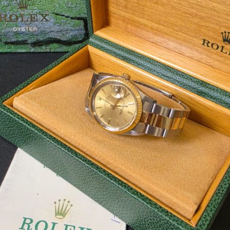 Rolex Oyster Perpetual Date 34mm Champagne Dial |15053